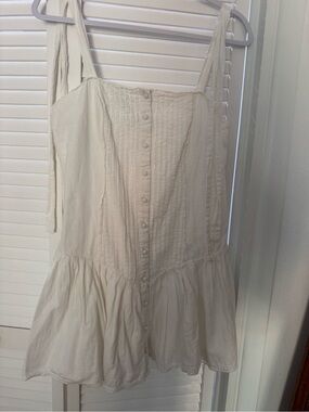 Zara White Mini Dress size S